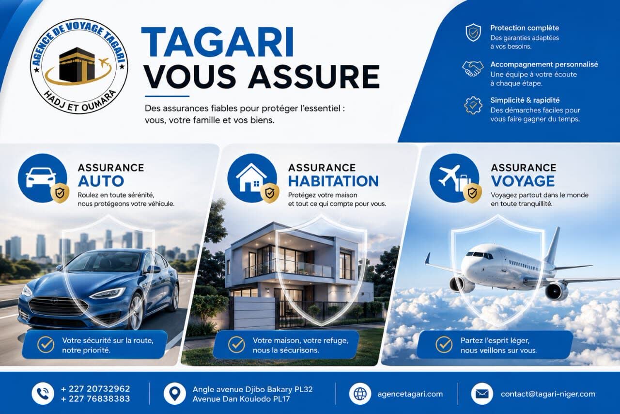 Assurances auto, habitation et voyage TAGARI