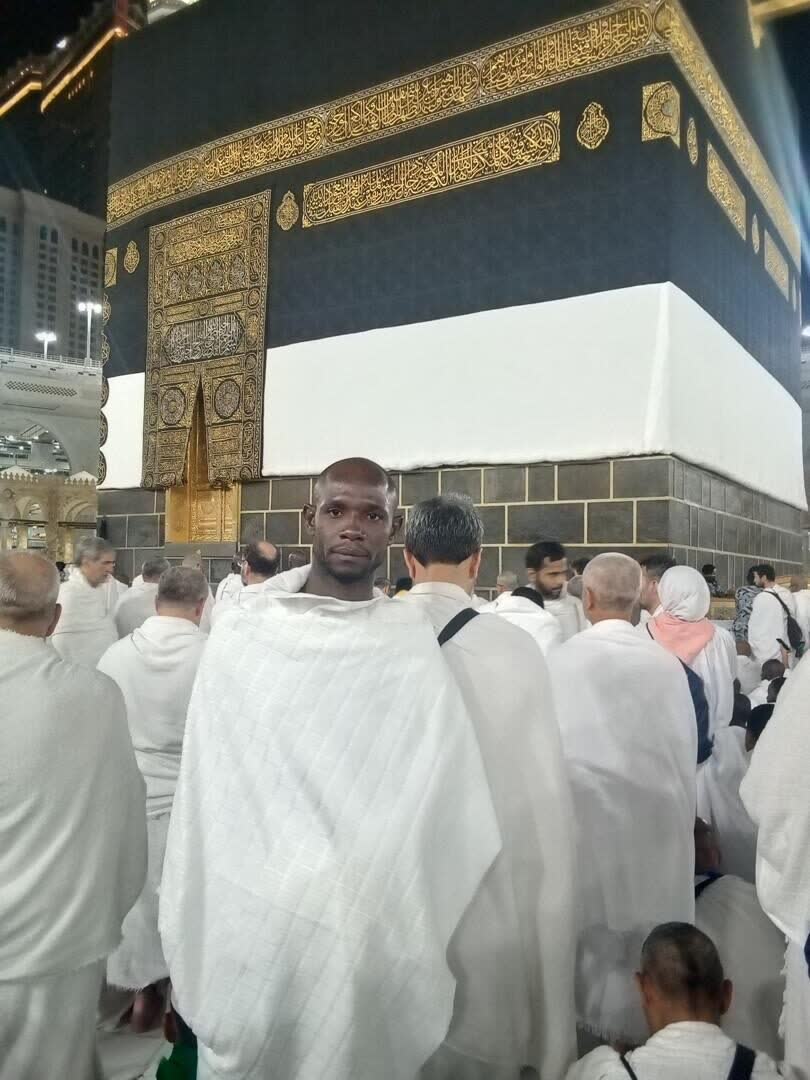 Kaaba illuminée pendant le pèlerinage