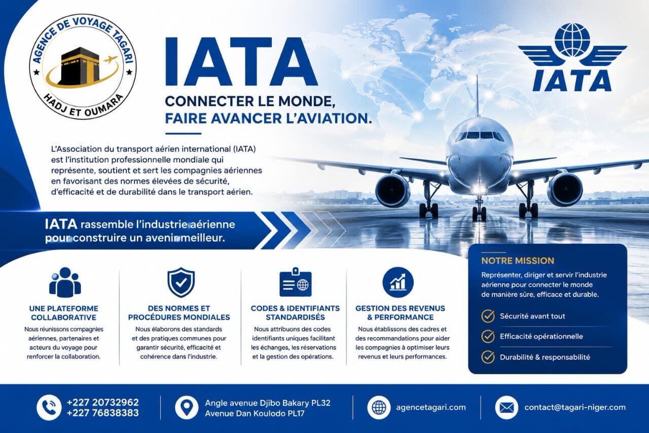 TAGARI, agence membre IATA